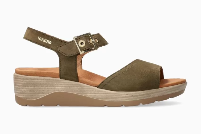 Sandalen met sleehak | Sandalen met plateauzool*Mephisto CAROLYNE LODEN