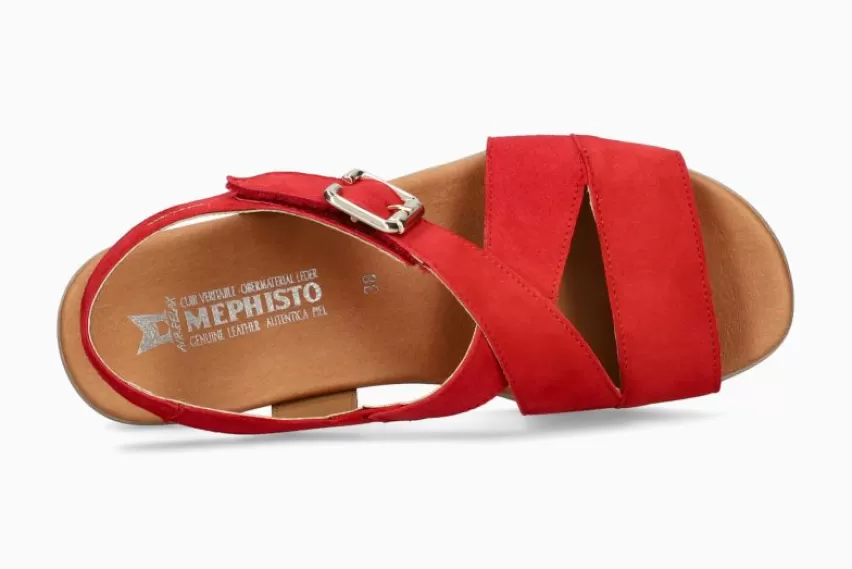 Sandalen met sleehak | Sandalen met plateauzool*Mephisto CLAUDINE SCHARLAKEN