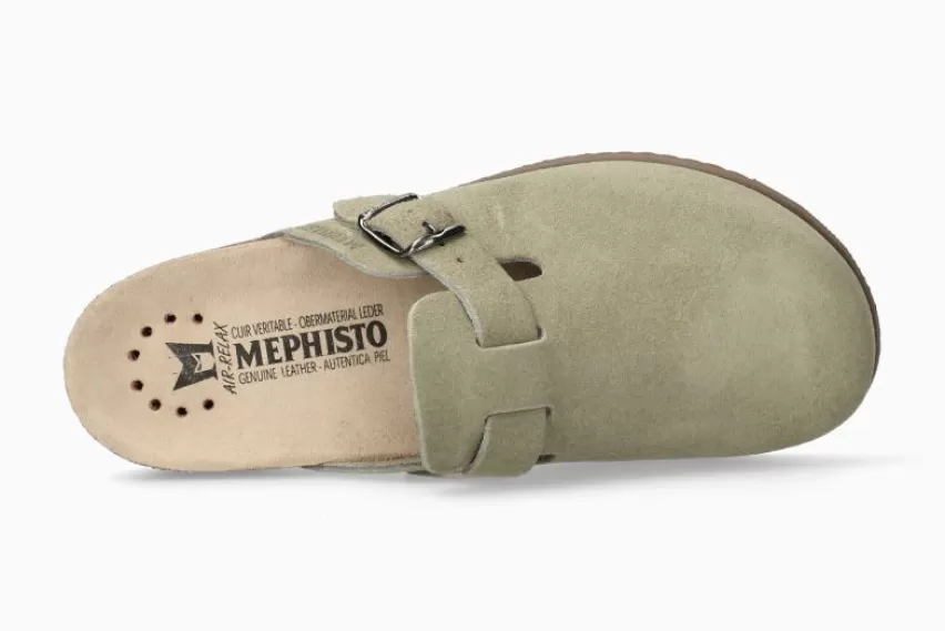 muiltjes & clogs | SandaleN*Mephisto HALINA LICHT KAKI