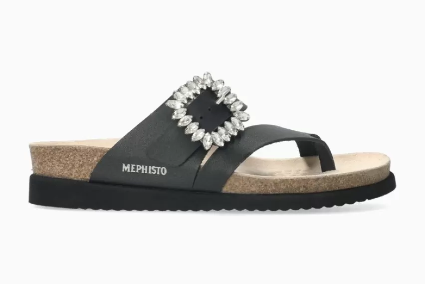 Platte sandalen*Mephisto HAMBRE ZWART