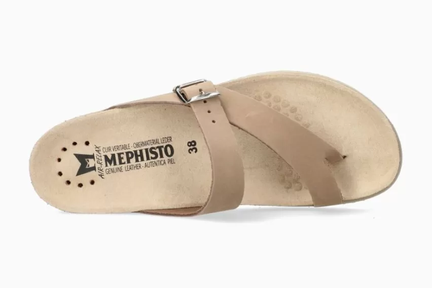 Platte sandalen*Mephisto HELEN LICHT TAUPE