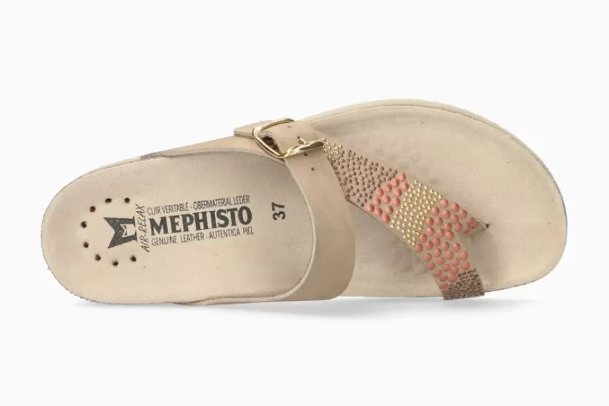 Platte sandalen*Mephisto HELENKA LICHT TAUPE