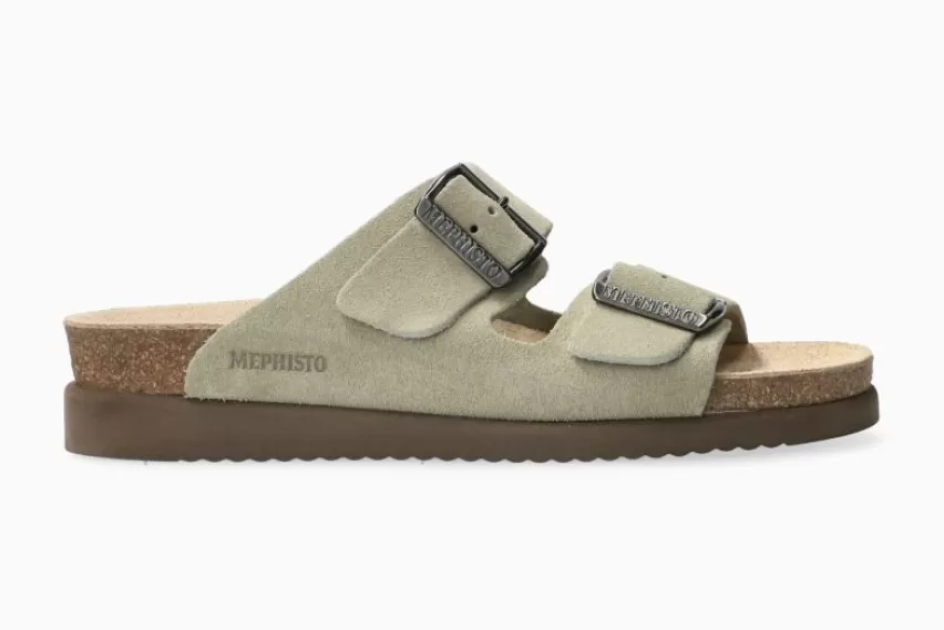 muiltjes & clogs | SandaleN*Mephisto HESTER LICHT KAKI