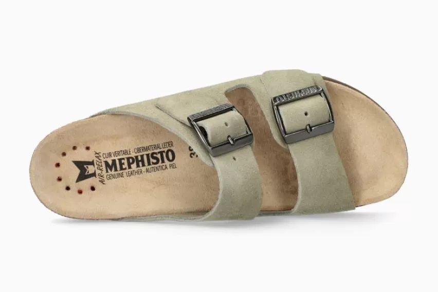 muiltjes & clogs | SandaleN*Mephisto HESTER LICHT KAKI