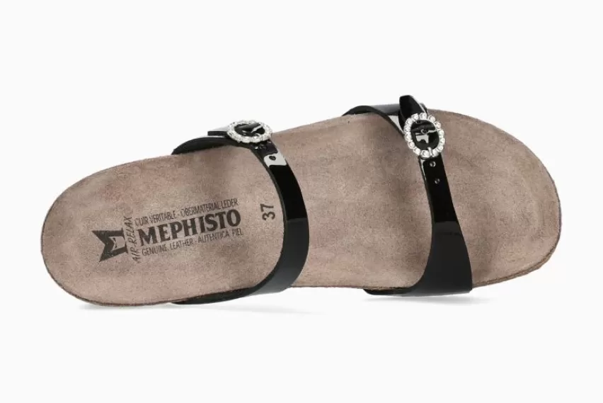 Sandalen met sleehak | muiltjes & clogs*Mephisto IDELYA ZWART