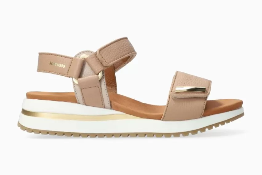 Sandalen met sleehak | Sandalen met plateauzool*Mephisto JEANIE CAMEL