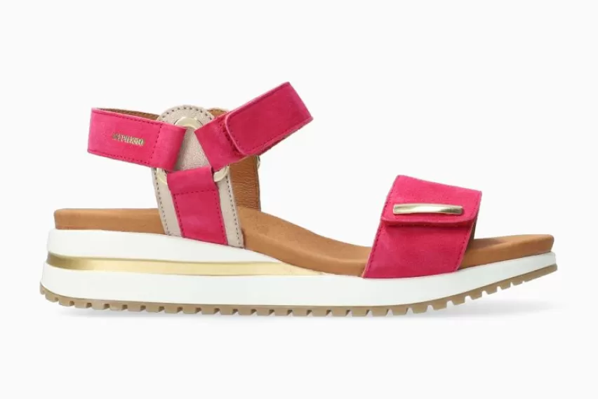 Sandalen met sleehak | Sandalen met plateauzool*Mephisto JEANIE FUCHSIA