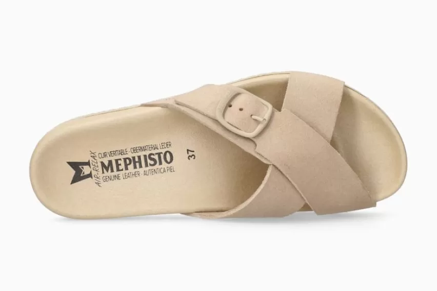 muiltjes & clogs | SandaleN*Mephisto KENNIE LICHT ZAND