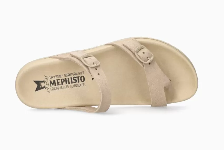 Platte sandalen*Mephisto KRISTAL LICHT ZAND