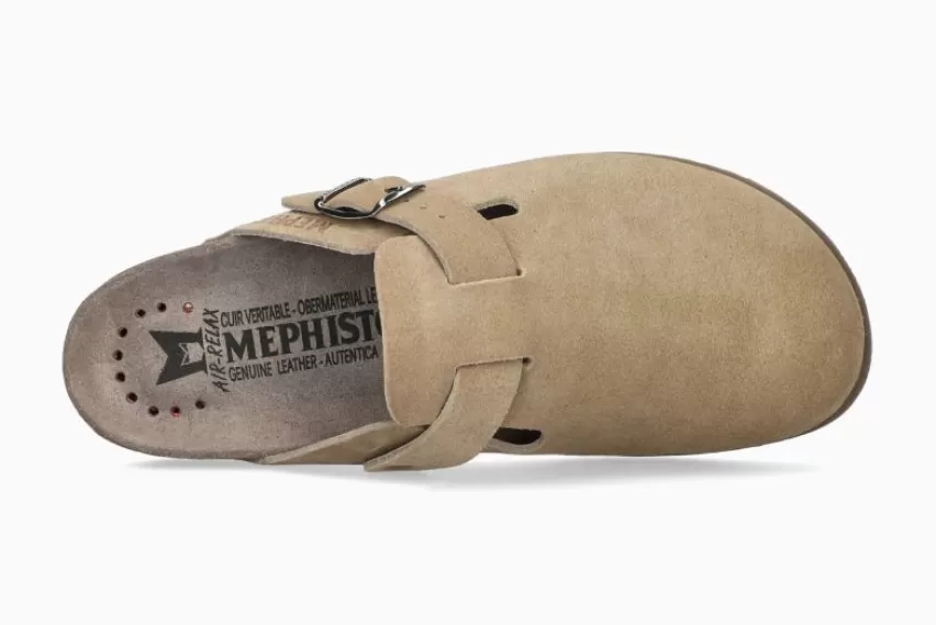 MUILTJES & CLOGS | SANDALEN*Mephisto NATHAN WARM GRIJS