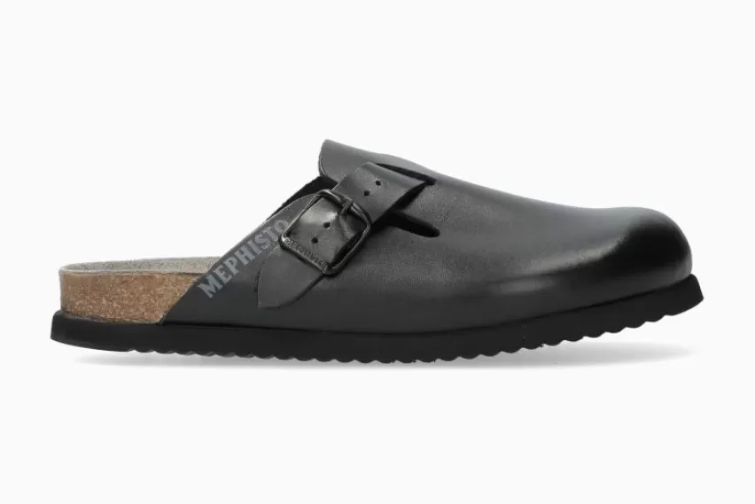 MUILTJES & CLOGS | Kurk Voetbed Sandalen*Mephisto NATHAN ZWART