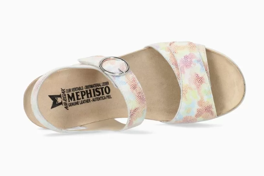 Sandalen met sleehak | Sandalen met hak*Mephisto ORIANA MULTICOLOR