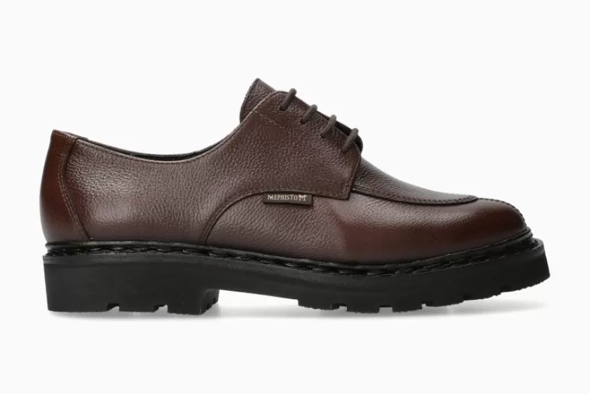 Dames Goodyear Welt | Hoge Sneakers*Mephisto SOLINE KASTANJEBRUIN