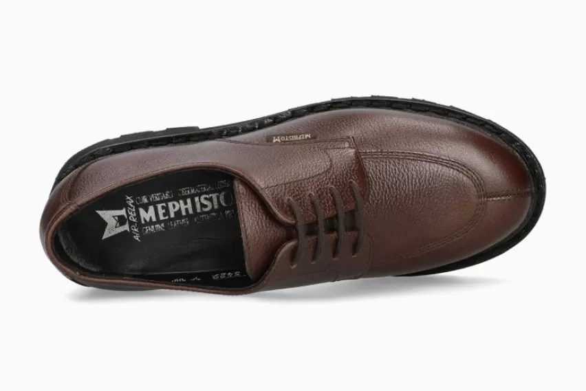 Dames Goodyear Welt | Hoge Sneakers*Mephisto SOLINE KASTANJEBRUIN