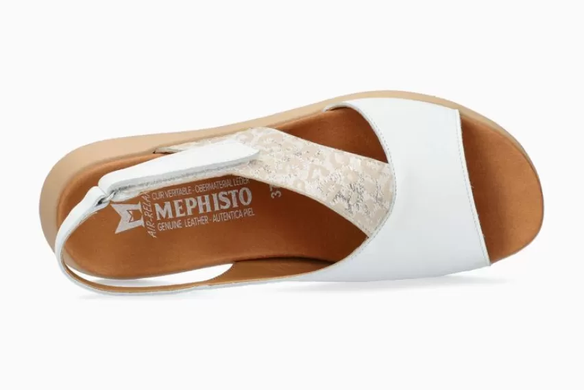 Sandalen met hak | SandaleN*Mephisto TOMAZIA WIT